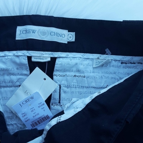 NWT J.CREW Navy Bermuda Shorts SZ 0 - Picture 4 of 4